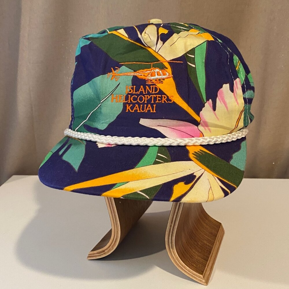 Vintage Island Helicopters Kauai Hat by Imperial – Tropical Cap